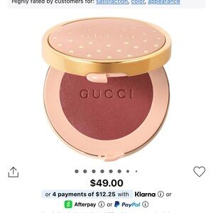 Gucci Blush in Deep Burgundy